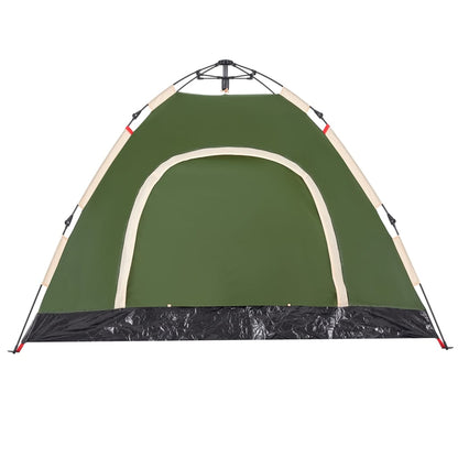 Tent 3-persoons snelontgrendeling groen