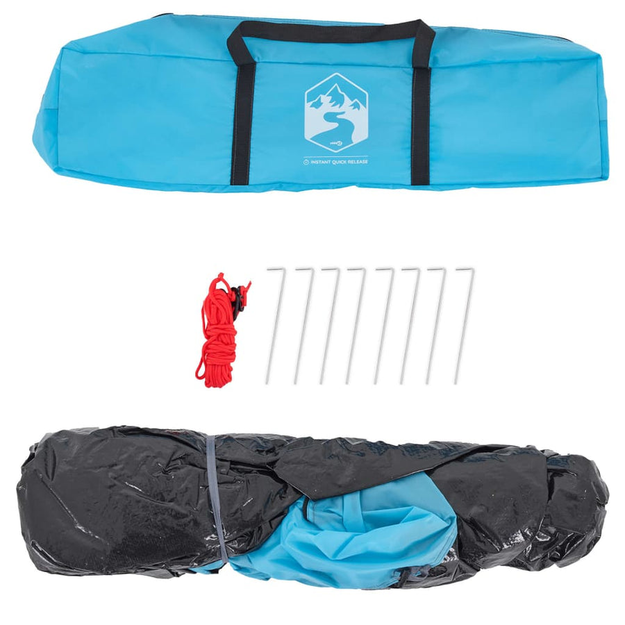 Tent 3-persoons snelontgrendeling blauw