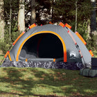 Tent 3-person quick release grey and orange
