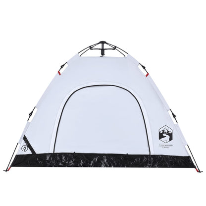 Tent 3-persoons snelontgrendeling verduisterende stof wit