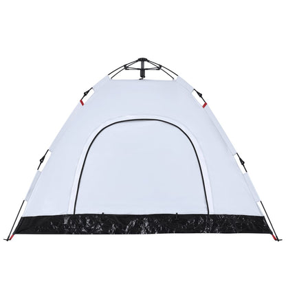 Tent 3-persoons snelontgrendeling verduisterende stof wit