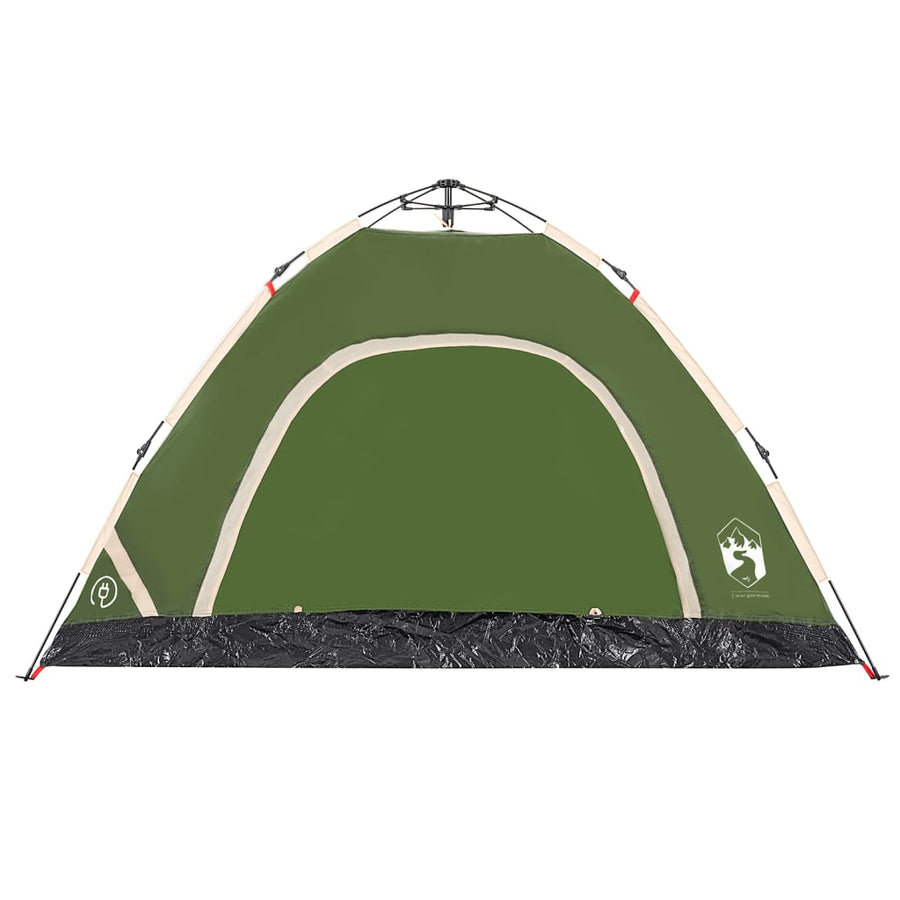 Tent 4-persoons snelontgrendeling groen