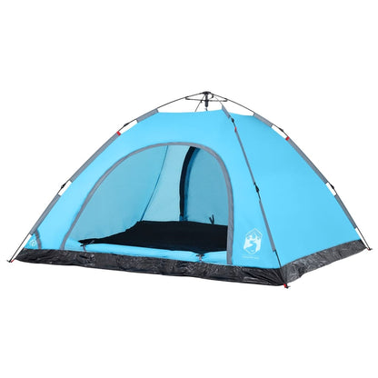 Tent 5-persoons snelontgrendeling blauw
