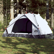 Dome tent 3-person quick-release blackout fabric white