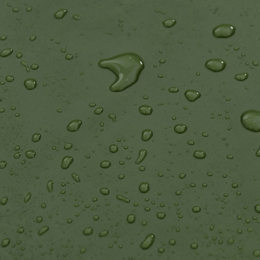 Regenponcho met capuchon 2-in-1 ontwerp 223x145 cm groen