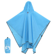 Regenponcho 223x145 cm blauw