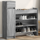Shoe Cabinet 100.5x28x100 cm Engineered Wood Grey Sonoma Oak