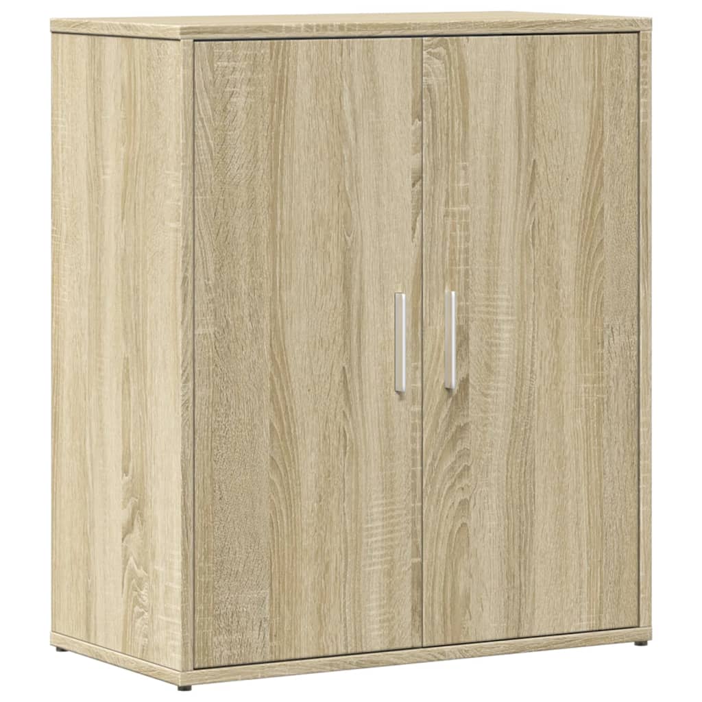 Dressoir 60x31x70 cm bewerkt hout sonoma eikenkleurig