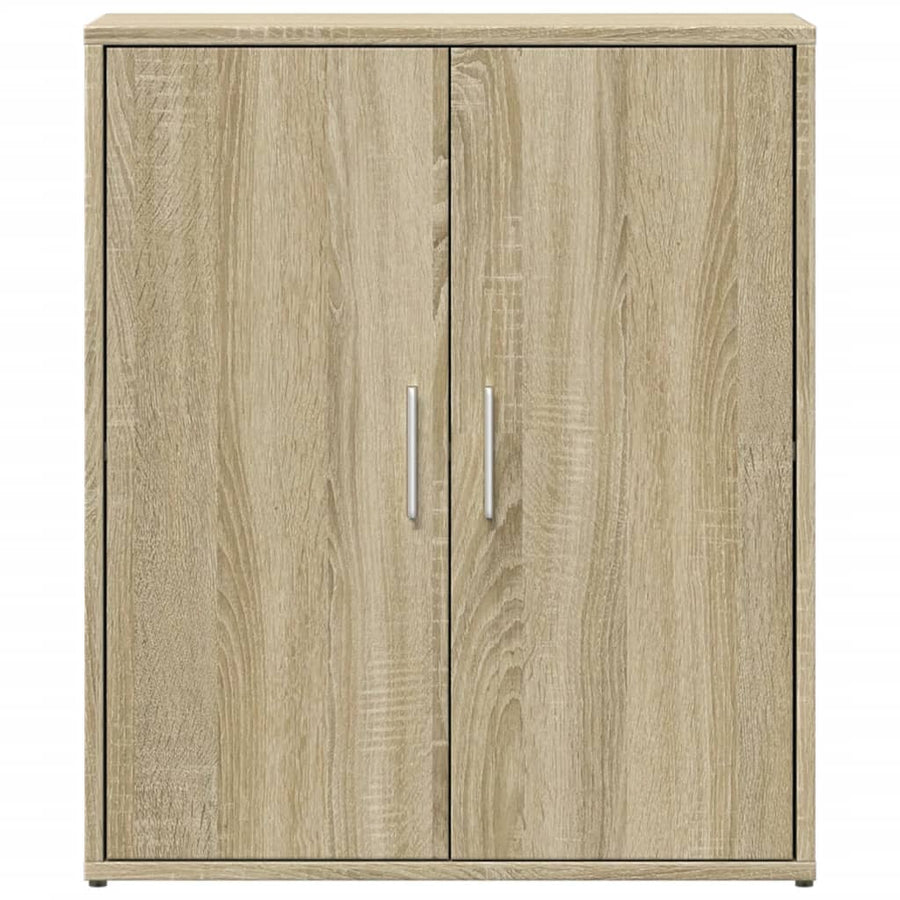 Dressoir 60x31x70 cm bewerkt hout sonoma eikenkleurig