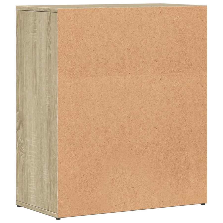 Dressoir 60x31x70 cm bewerkt hout sonoma eikenkleurig