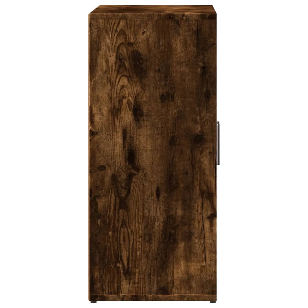 Dressoir 60x31x70 cm bewerkt hout gerookt eikenkleurig