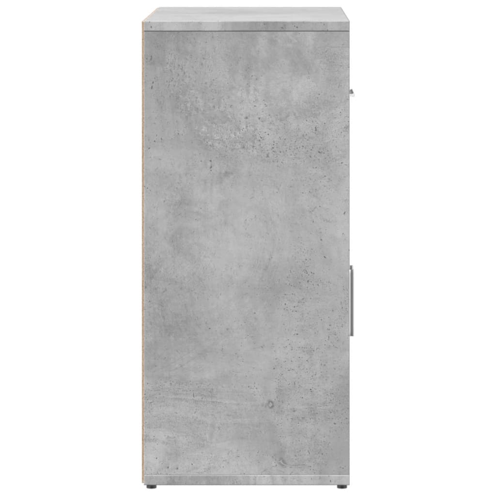 Dressoir 60x31x70 cm bewerkt hout betongrijs