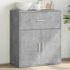 Sideboard 60x31x70 cm engineered wood concrete grey