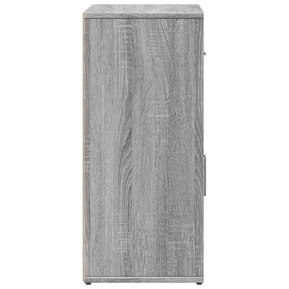Dressoir 60x31x70 cm bewerkt hout grijs sonoma