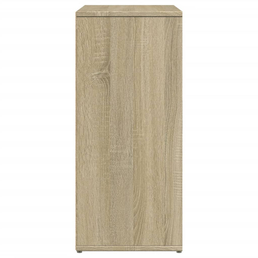 Dressoir 60x31x70 cm bewerkt hout sonoma eikenkleurig