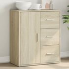 Dressoir 60x31x70 cm bewerkt hout sonoma eiken