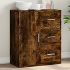 Sideboard 60x31x70 cm engineered wood smoked oak look