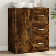 Dressoir 60x31x70 cm bewerkt hout gerookt eiken