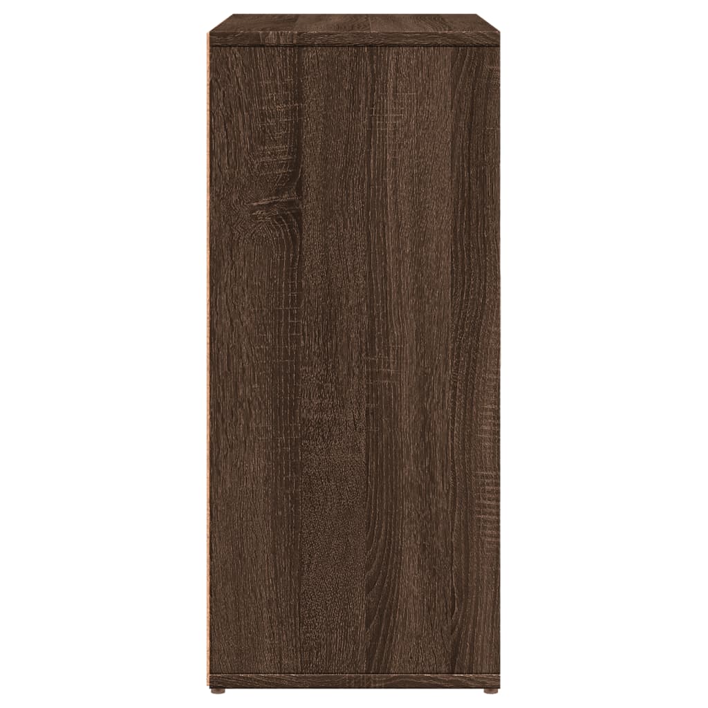 Dressoir 60X31X70 Cm Bewerkt Hout Ig bruin eikenkleur