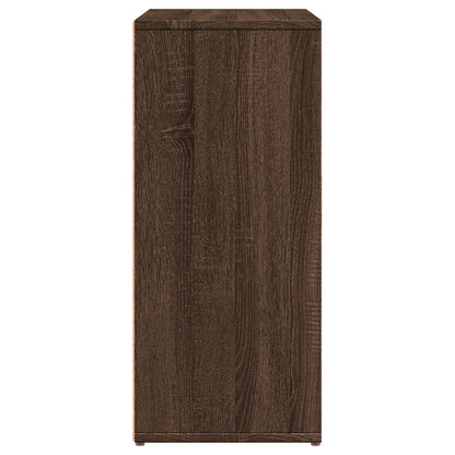 Dressoir 60X31X70 Cm Bewerkt Hout Ig bruin eikenkleur