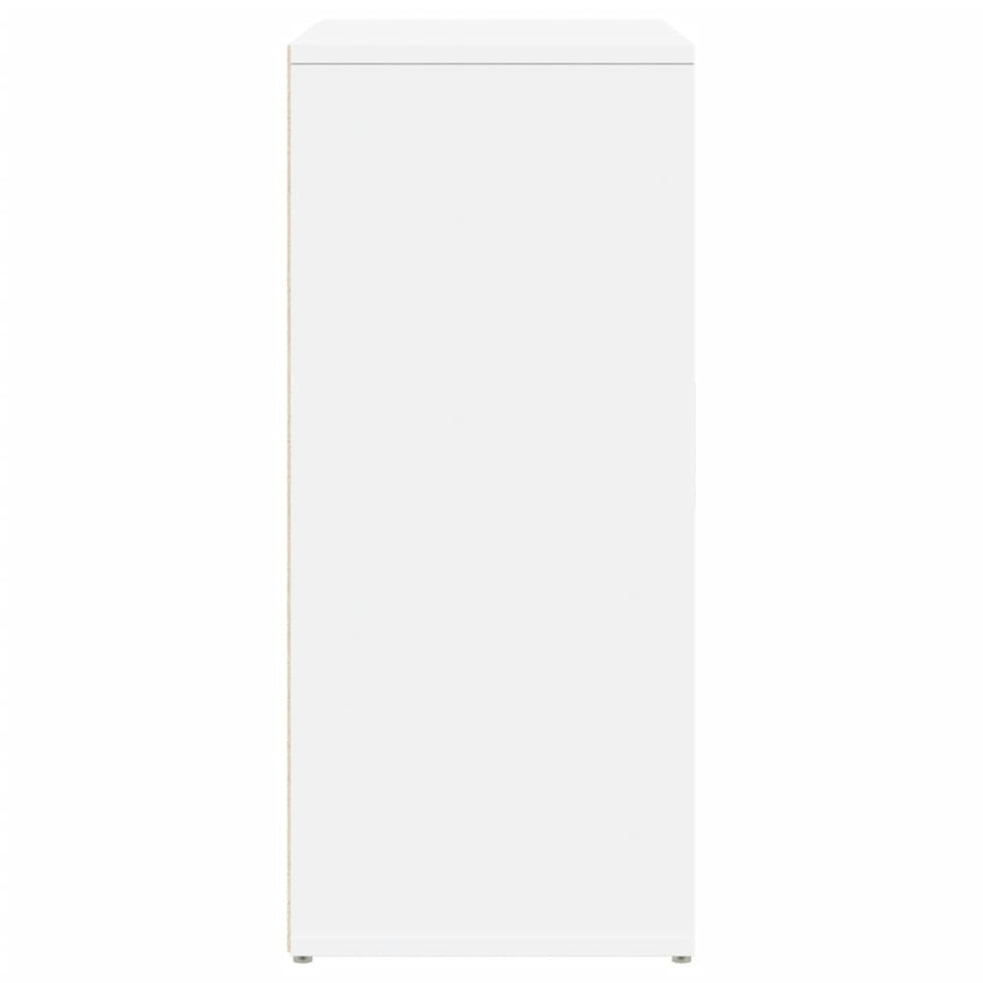 Dressoir 60x31x70 cm bewerkt hout wit