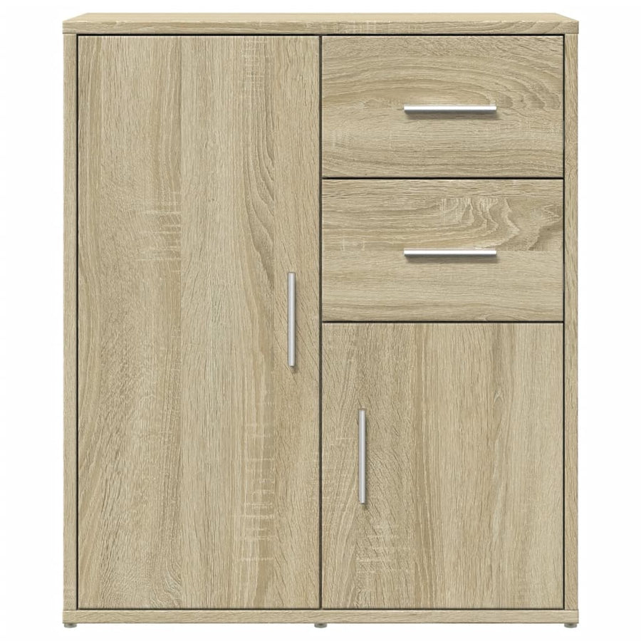 Dressoir 60X31X70 Cm Bewerkt Hout Kleurig Sonoma eiken