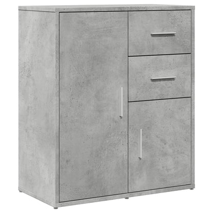 Dressoir 60X31X70 Cm Bewerkt Hout Betongrijs