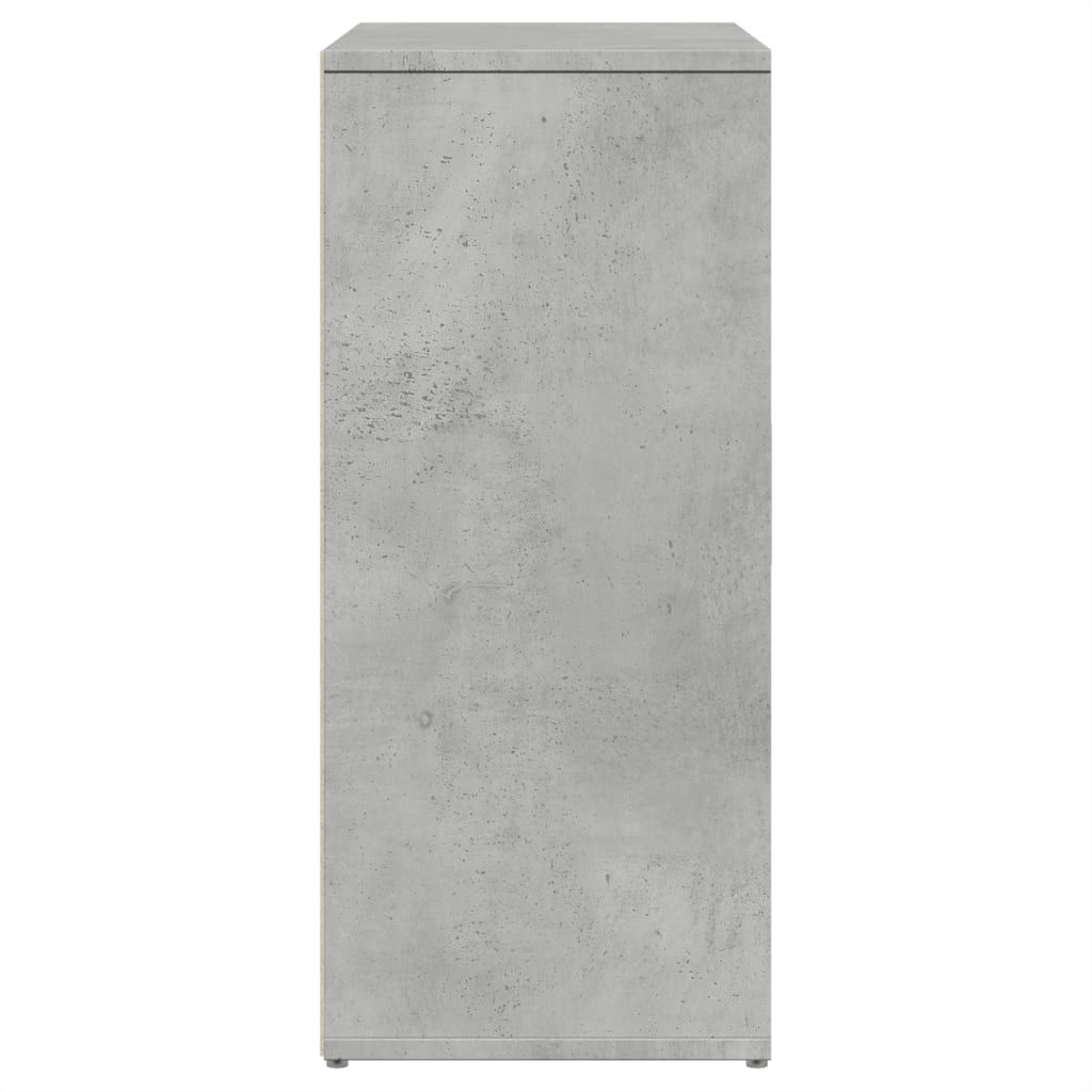 Dressoir 60X31X70 Cm Bewerkt Hout Betongrijs