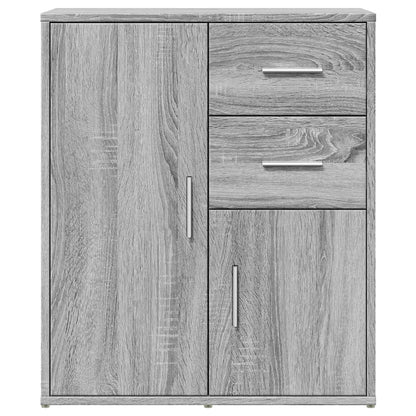 Dressoir 60X31X70 Cm Bewerkt Hout Grijs sonoma
