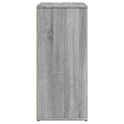 Dressoir 60X31X70 Cm Bewerkt Hout Grijs sonoma