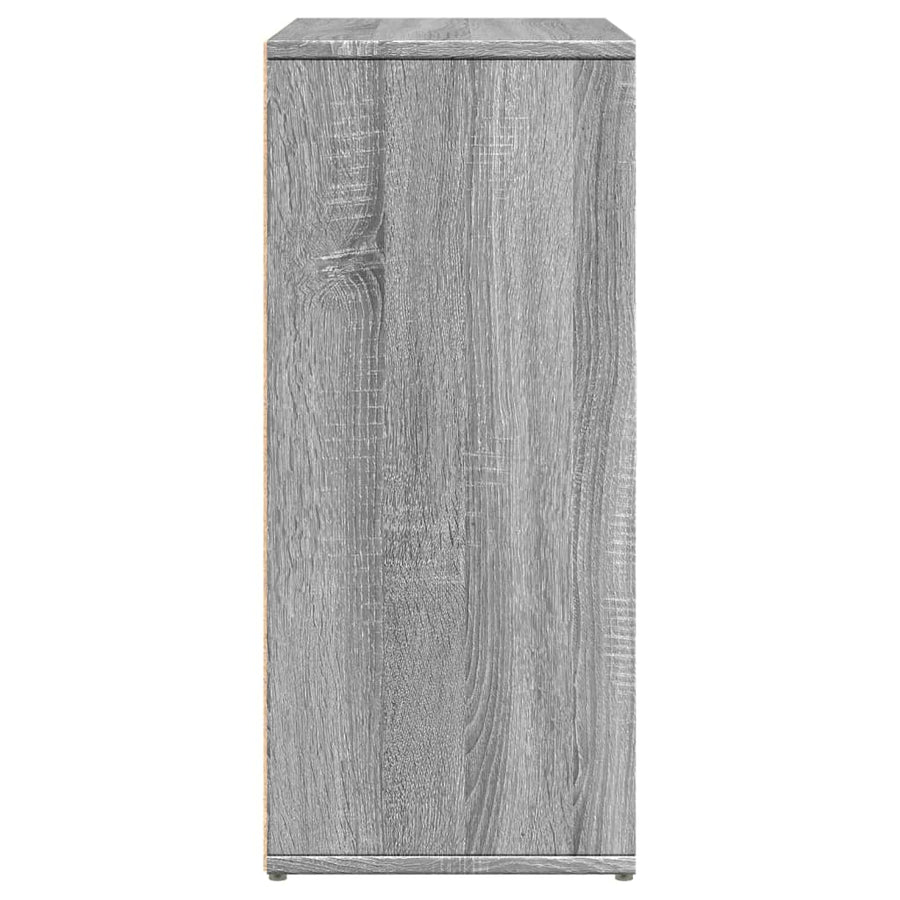 Dressoir 60X31X70 Cm Bewerkt Hout Grijs sonoma