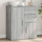 Dressoir 60x31x70 cm bewerkt hout grijs