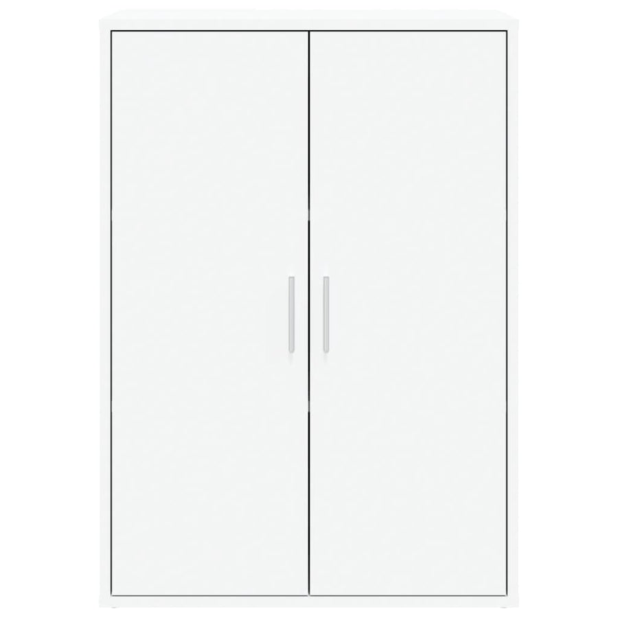 Dressoir 60x31x84 cm bewerkt hout wit