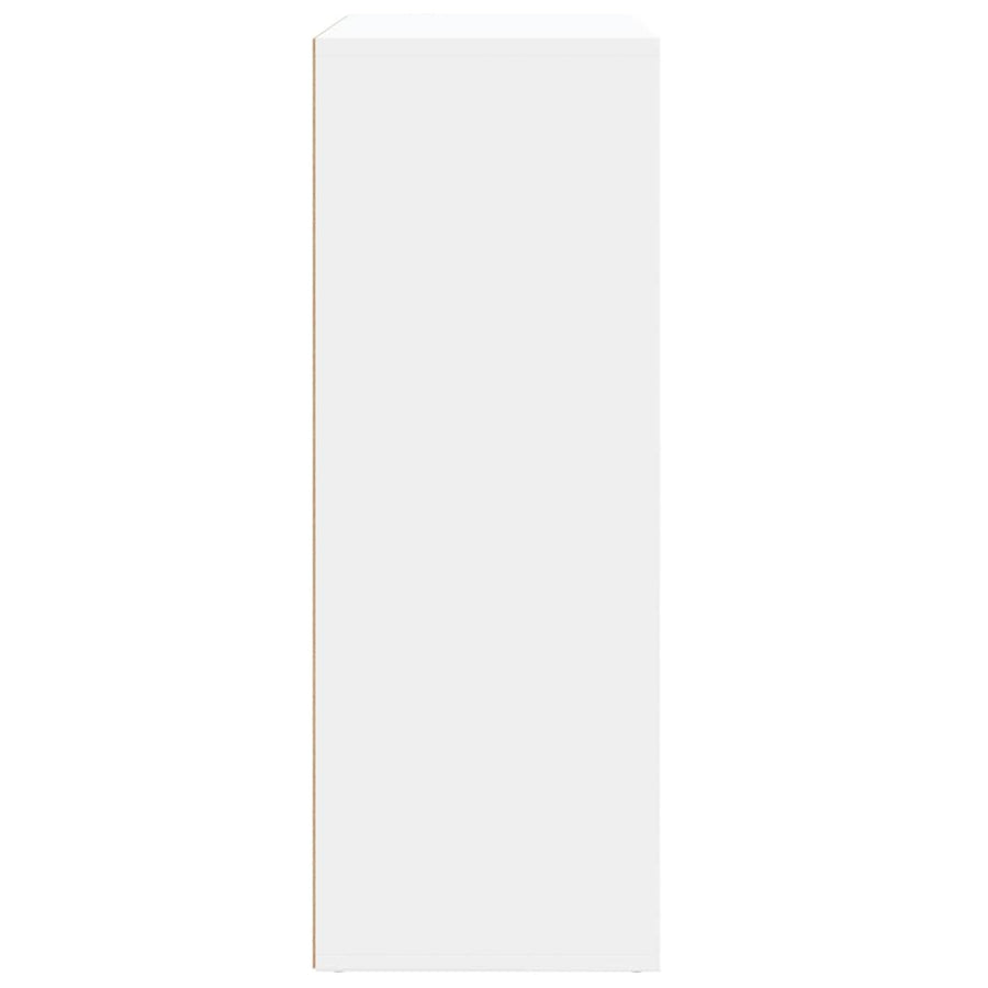 Dressoir 60x31x84 cm bewerkt hout wit