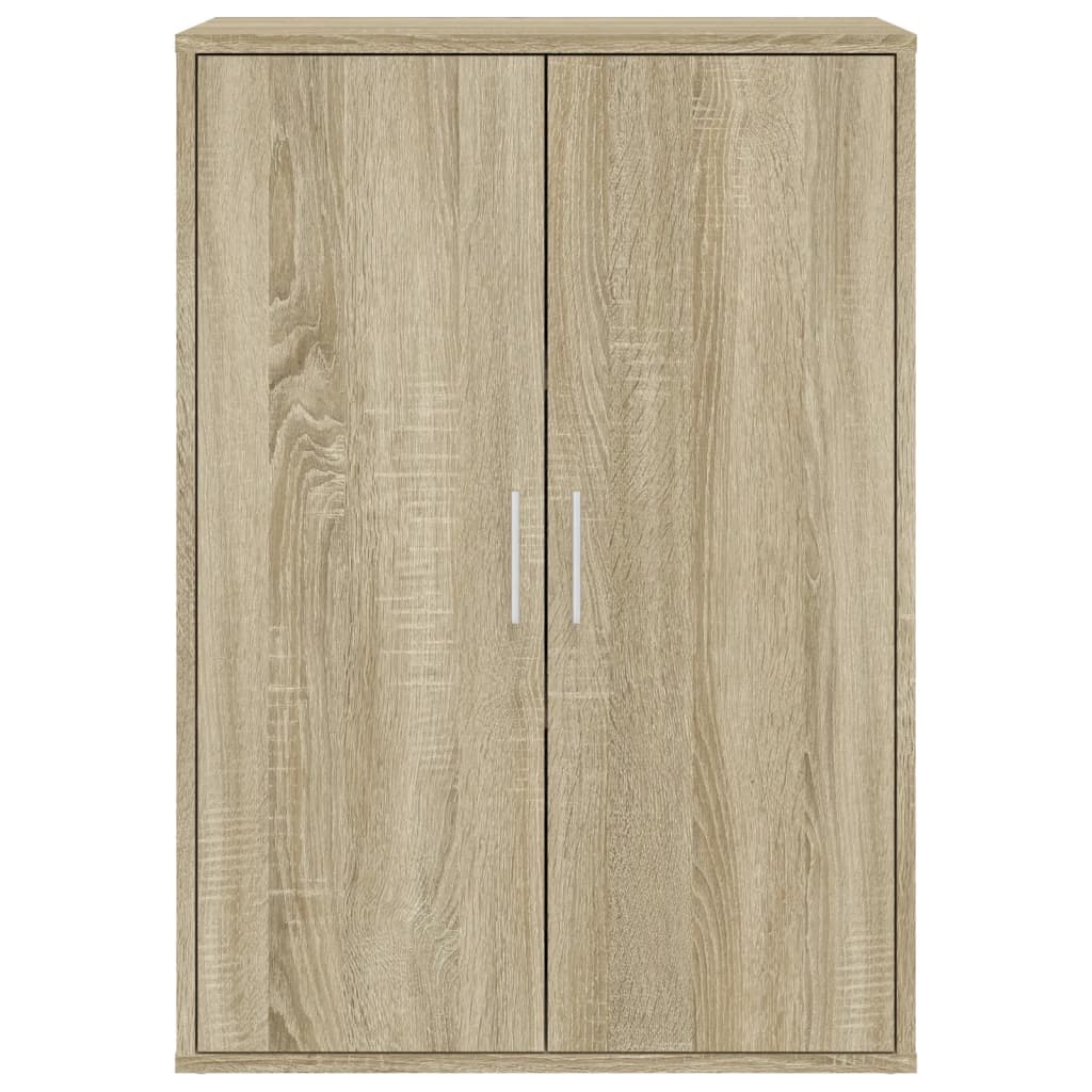 Dressoir 60x31x84 cm bewerkt hout sonoma eikenkleurig
