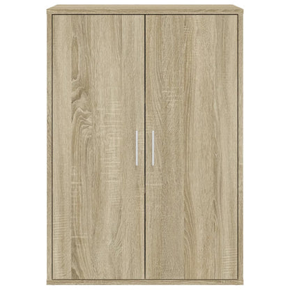 Dressoir 60x31x84 cm bewerkt hout sonoma eikenkleurig
