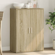 Dressoir 60x31x84 cm bewerkt hout sonoma eiken