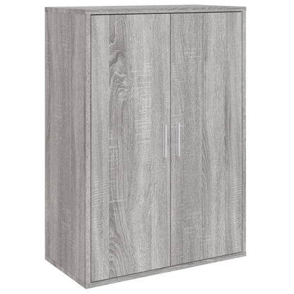 Dressoir 60x31x84 cm bewerkt hout grijs sonoma