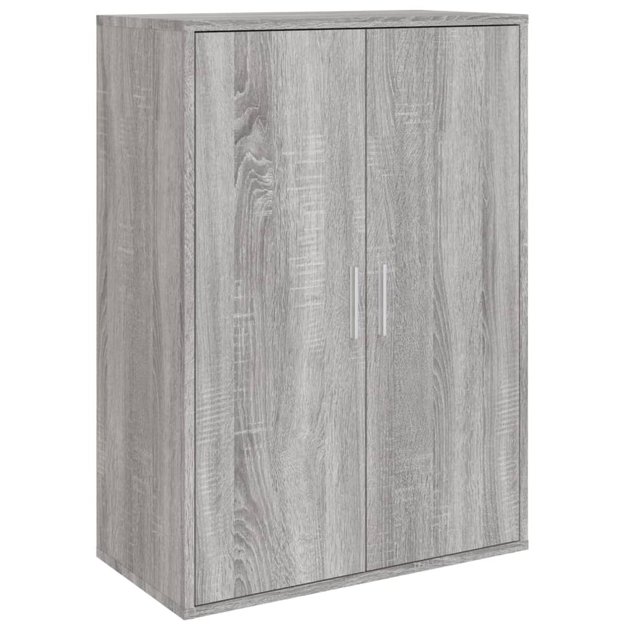 Dressoir 60x31x84 cm bewerkt hout grijs sonoma