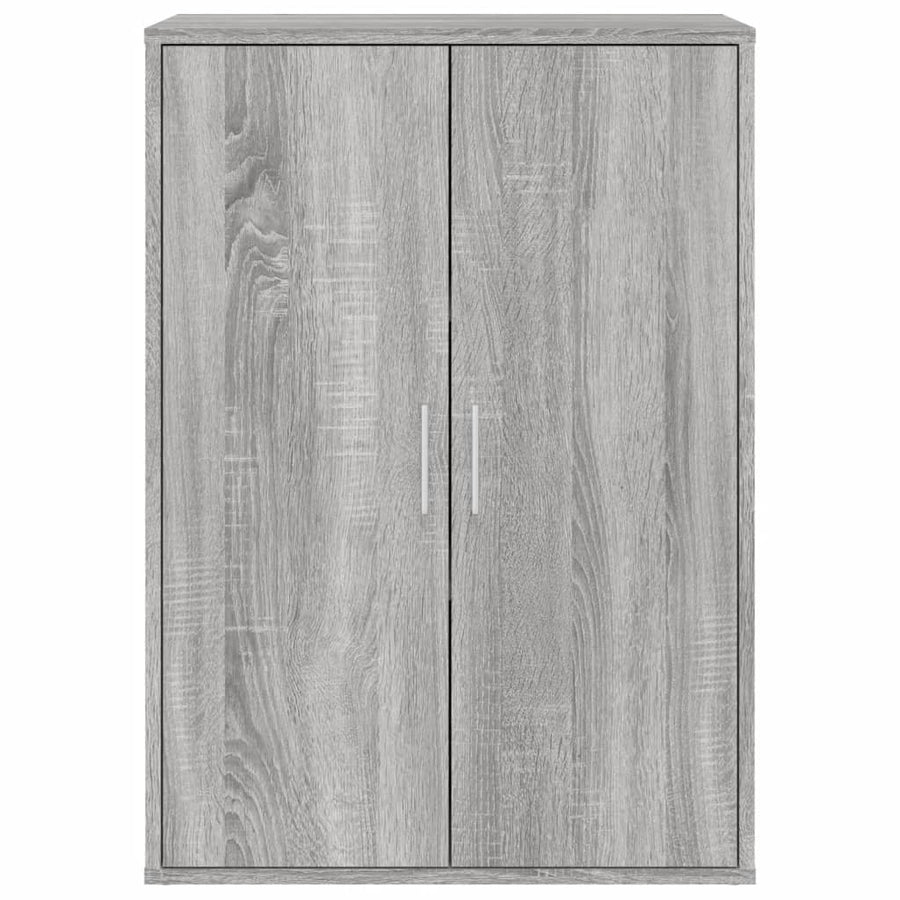Dressoir 60x31x84 cm bewerkt hout grijs sonoma