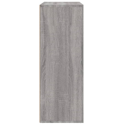 Dressoir 60x31x84 cm bewerkt hout grijs sonoma