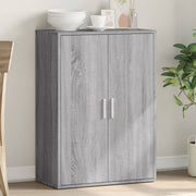 Dressoir 60x31x84 cm bewerkt hout grijs sonoma