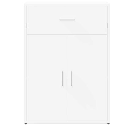 Dressoir 60x30x84 cm bewerkt hout wit