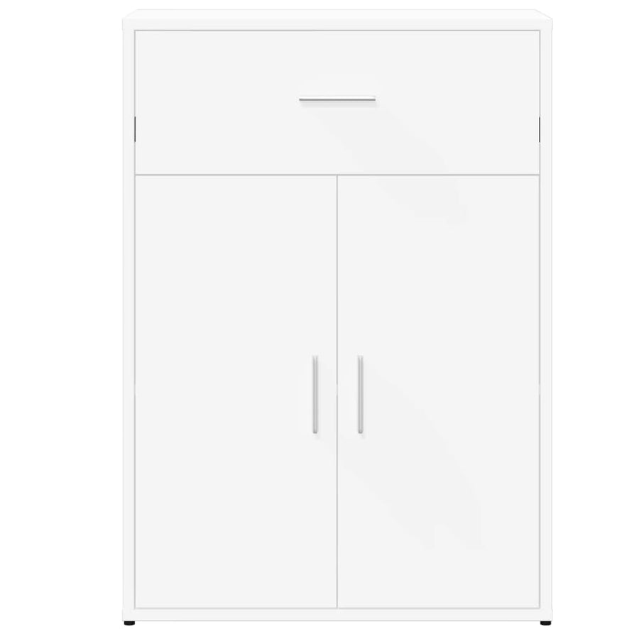 Dressoir 60x30x84 cm bewerkt hout wit