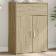 Dressoir 60x30x84 cm bewerkt hout sonoma eiken