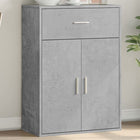 Sideboard 60x30x84 cm engineered wood concrete grey