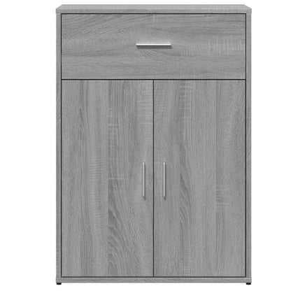 Dressoir 60x30x84 cm bewerkt hout grijs sonoma eikenkleurig