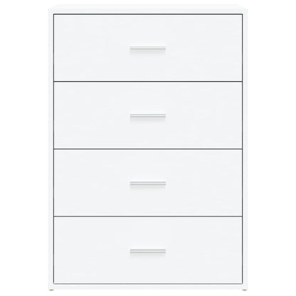 Dressoir 60x31x84 cm bewerkt hout wit