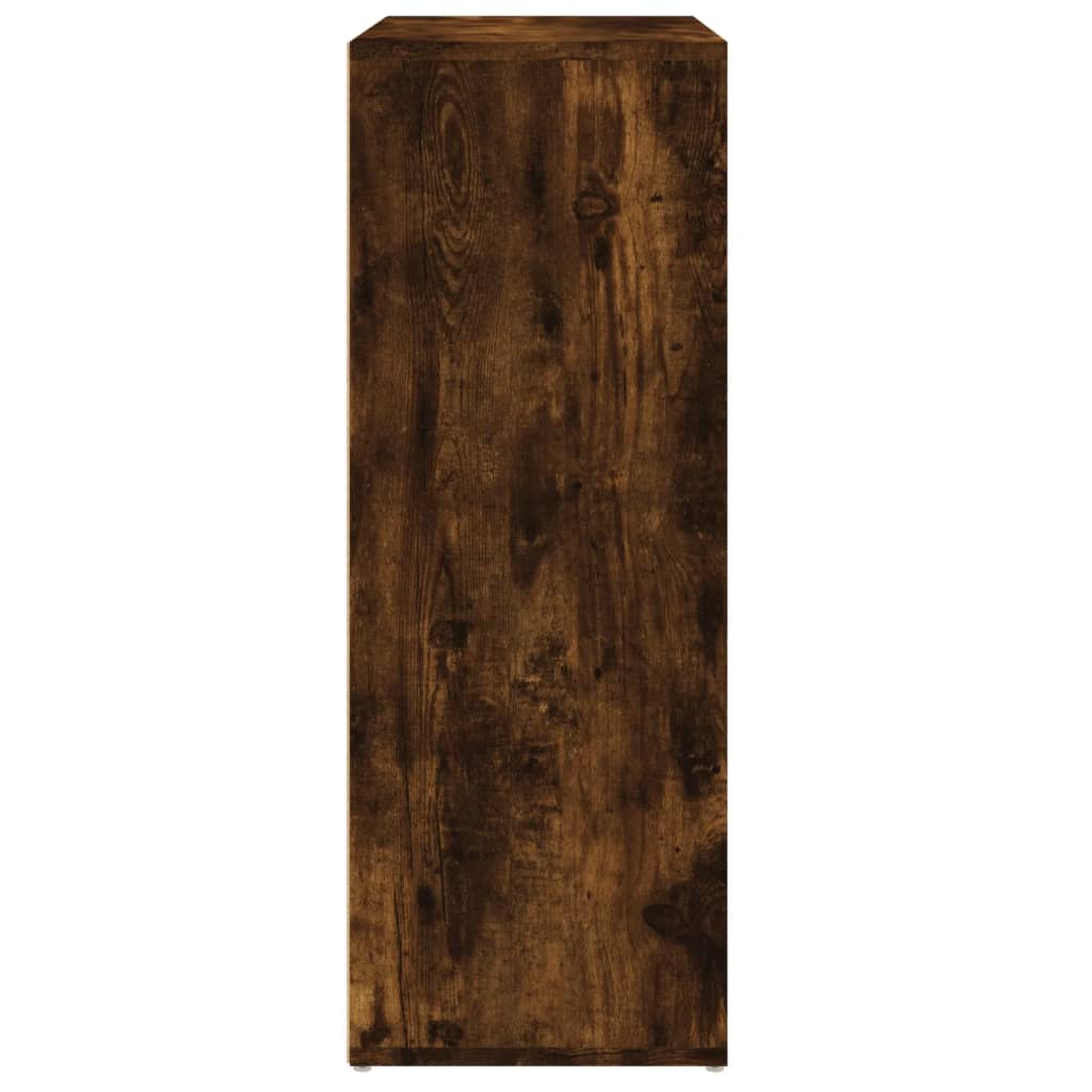 Dressoir 60X31X84 Cm Bewerkt Hout Kleurig Gerookt eiken