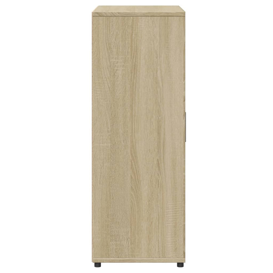 Dressoir 60x31x84 cm bewerkt hout sonoma eikenkleurig